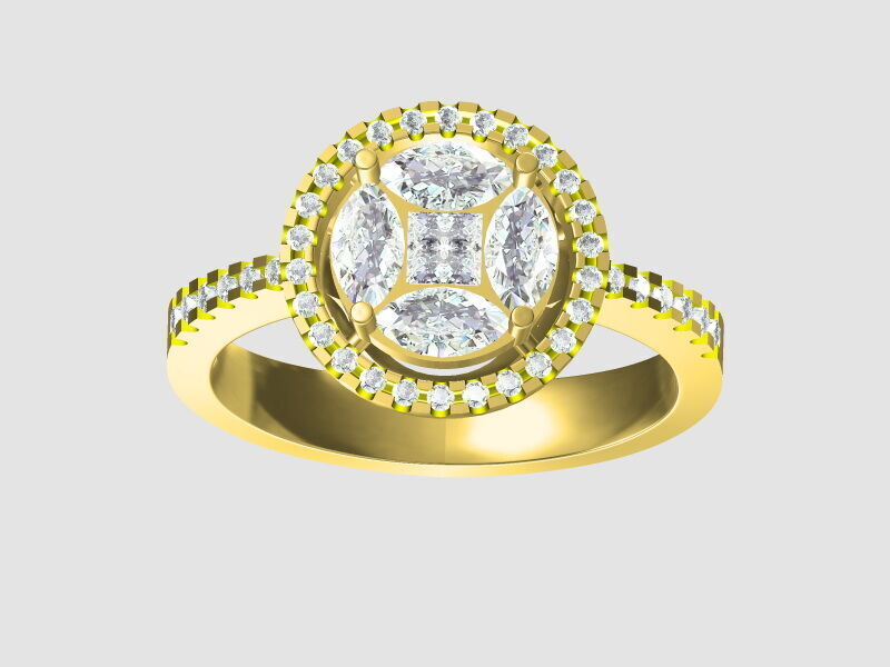 RINGS 3D print model_11