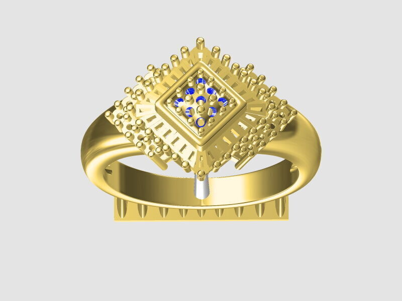 RINGS 3D print model_60