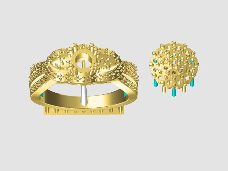 RINGS 3D print model_41