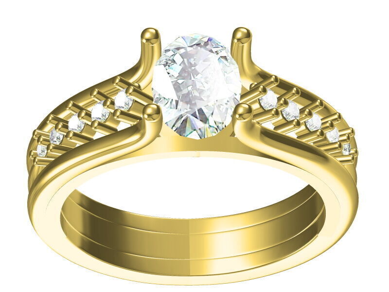 RINGS 3D print model_95