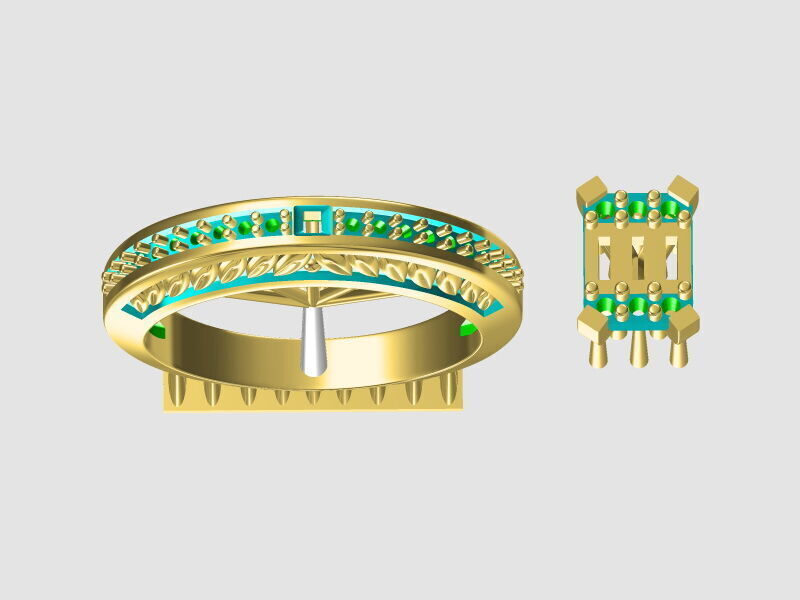 RINGS 3D print model_44