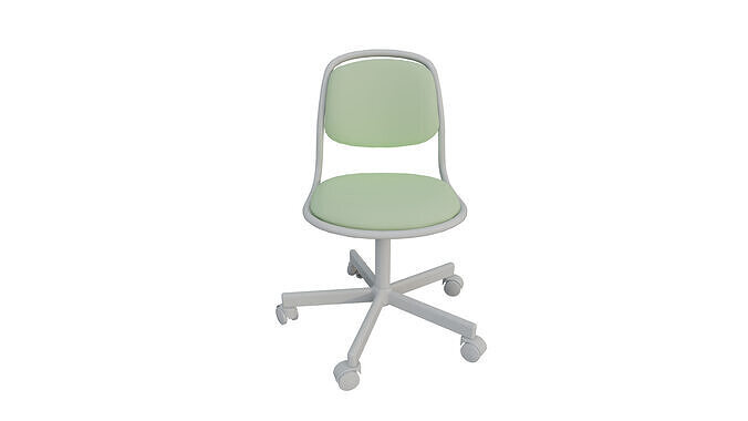 Cute Orfjall Chair By IKEA unclean topology Free 3D model