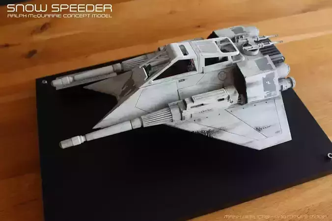 Ralph McQuarry Concept Snowspeeder 