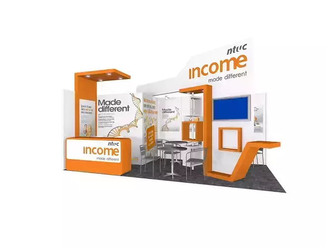 Exhibition Booth Design - Recycle booth 