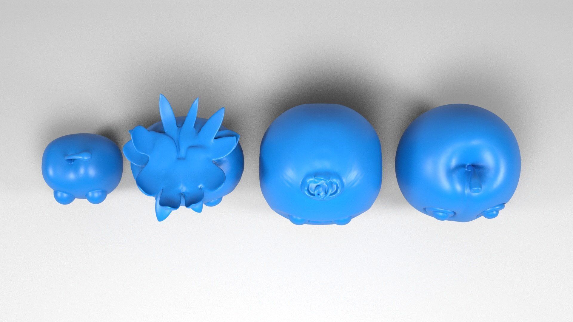 Fruit characters 2 3D print model_5