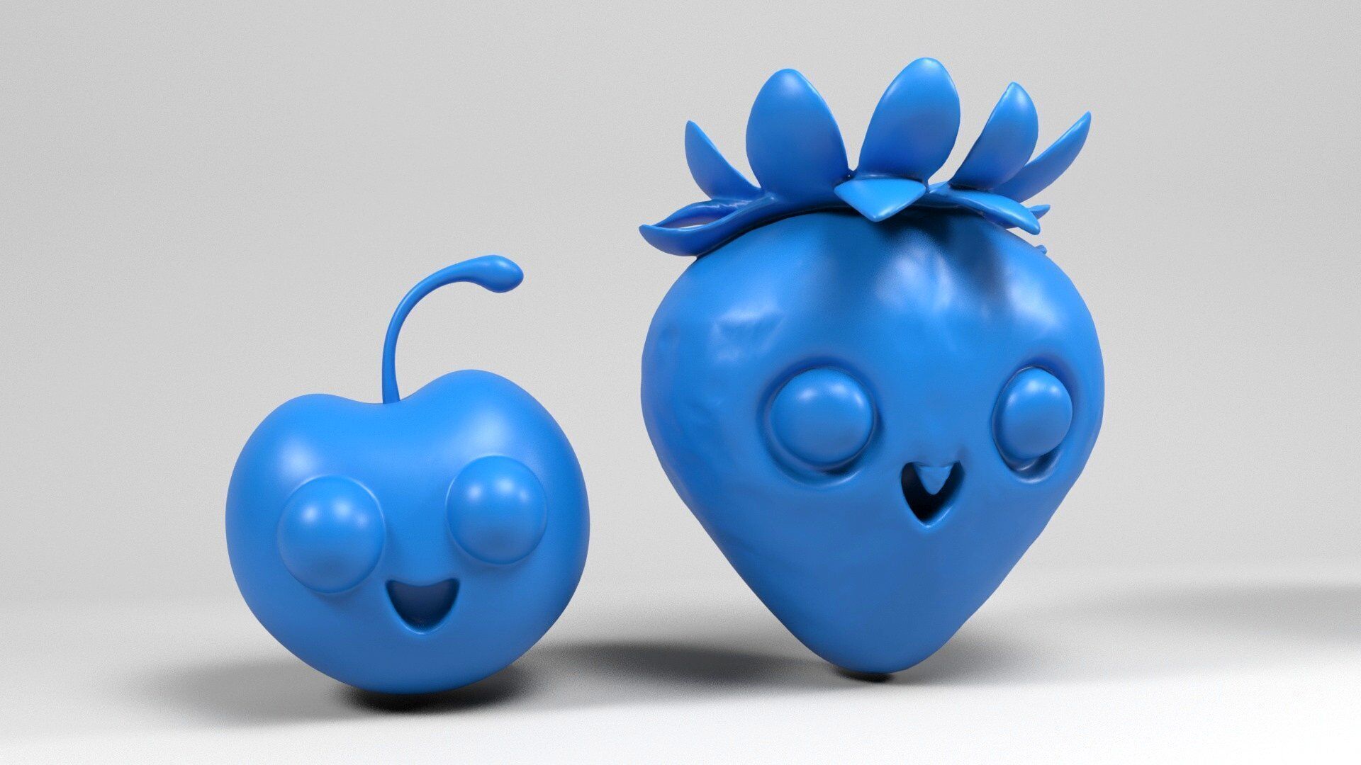 Fruit characters 2 3D print model_8