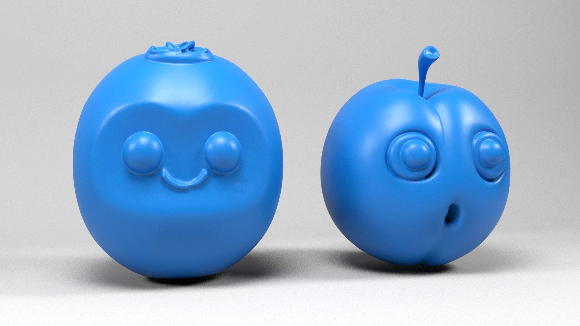 Fruit characters 2 3D print model_9