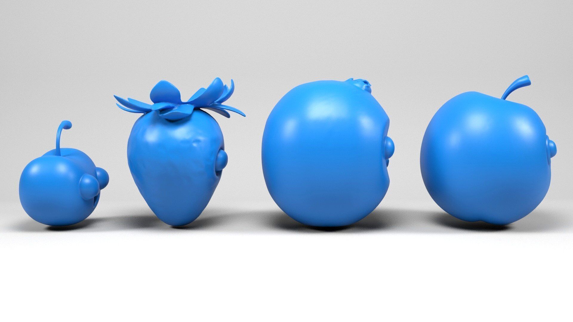 Fruit characters 2 3D print model_7