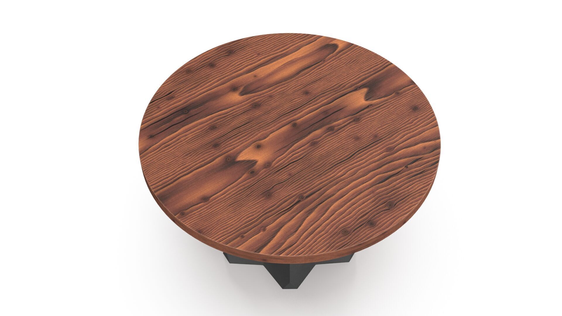 Modern table Low-poly 3D model_5