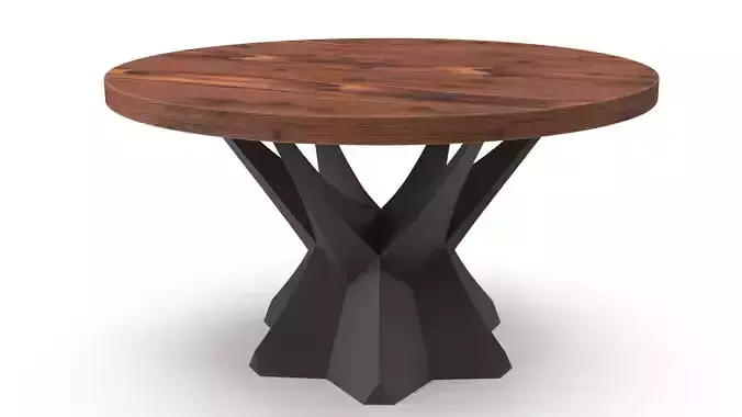 Modern table Low-poly 3D model