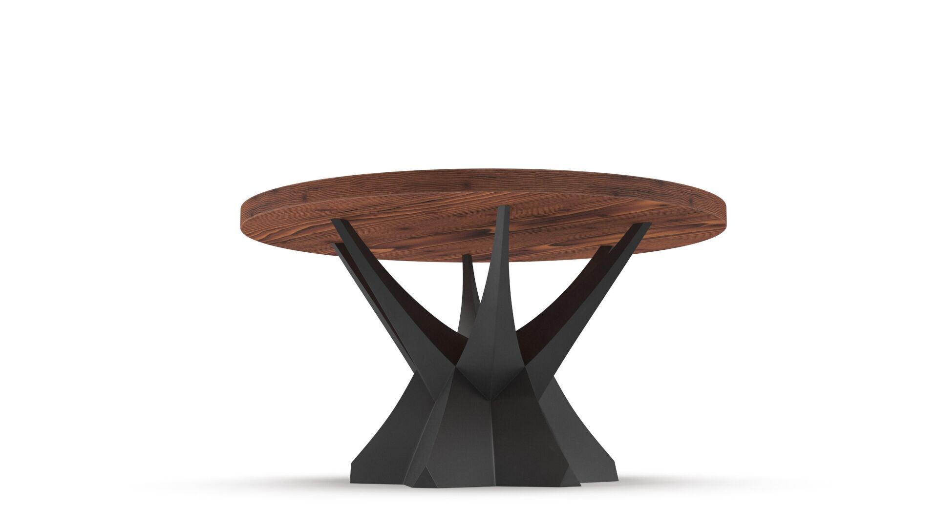 Modern table Low-poly 3D model_7
