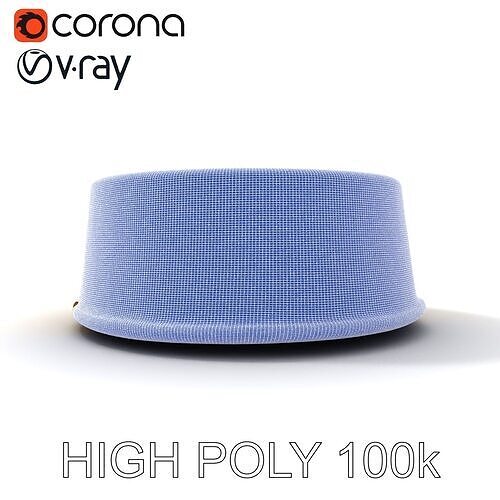 Caramel Flan Dessert Sculpture model pack Low-poly 3D model 2