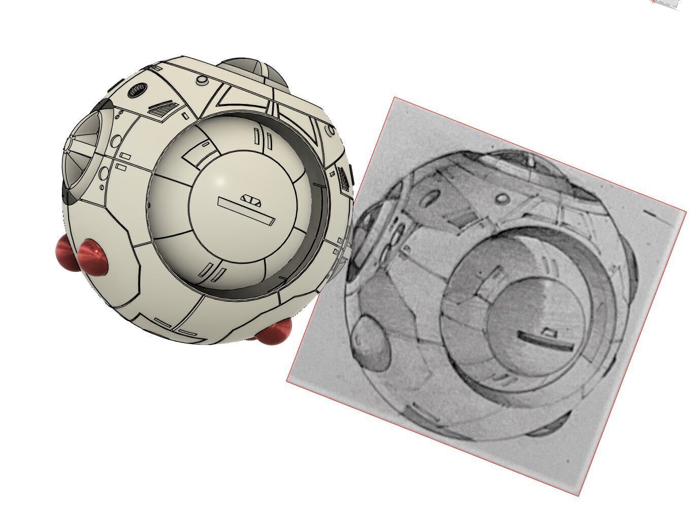 Joe Johnston Concept Jedi Training Remotes  3D print model_12