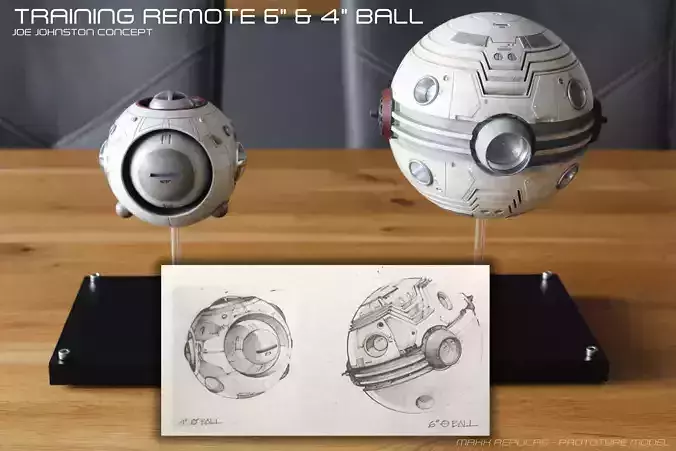 Joe Johnston Concept Jedi Training Remotes  3D print model