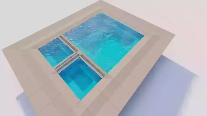 Swimming pool 3D model