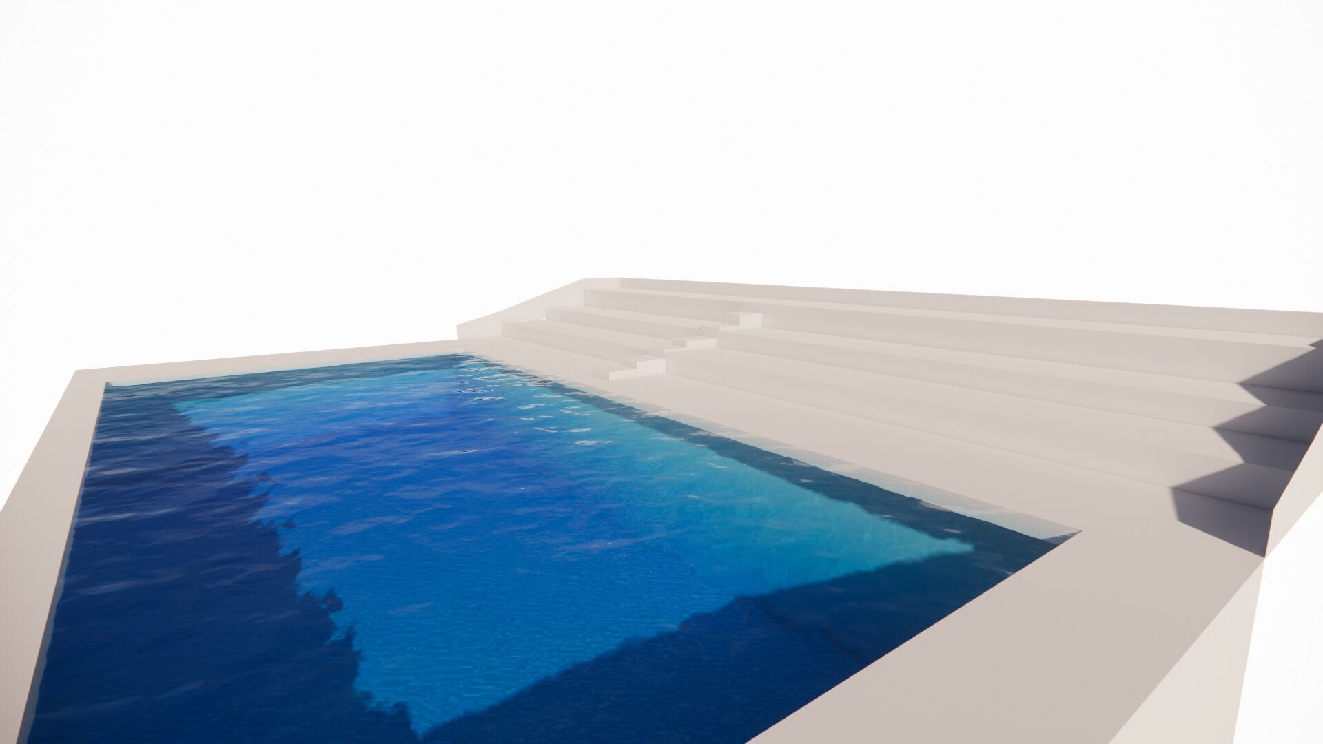 Swimming pool-stadium pool 3D model_11