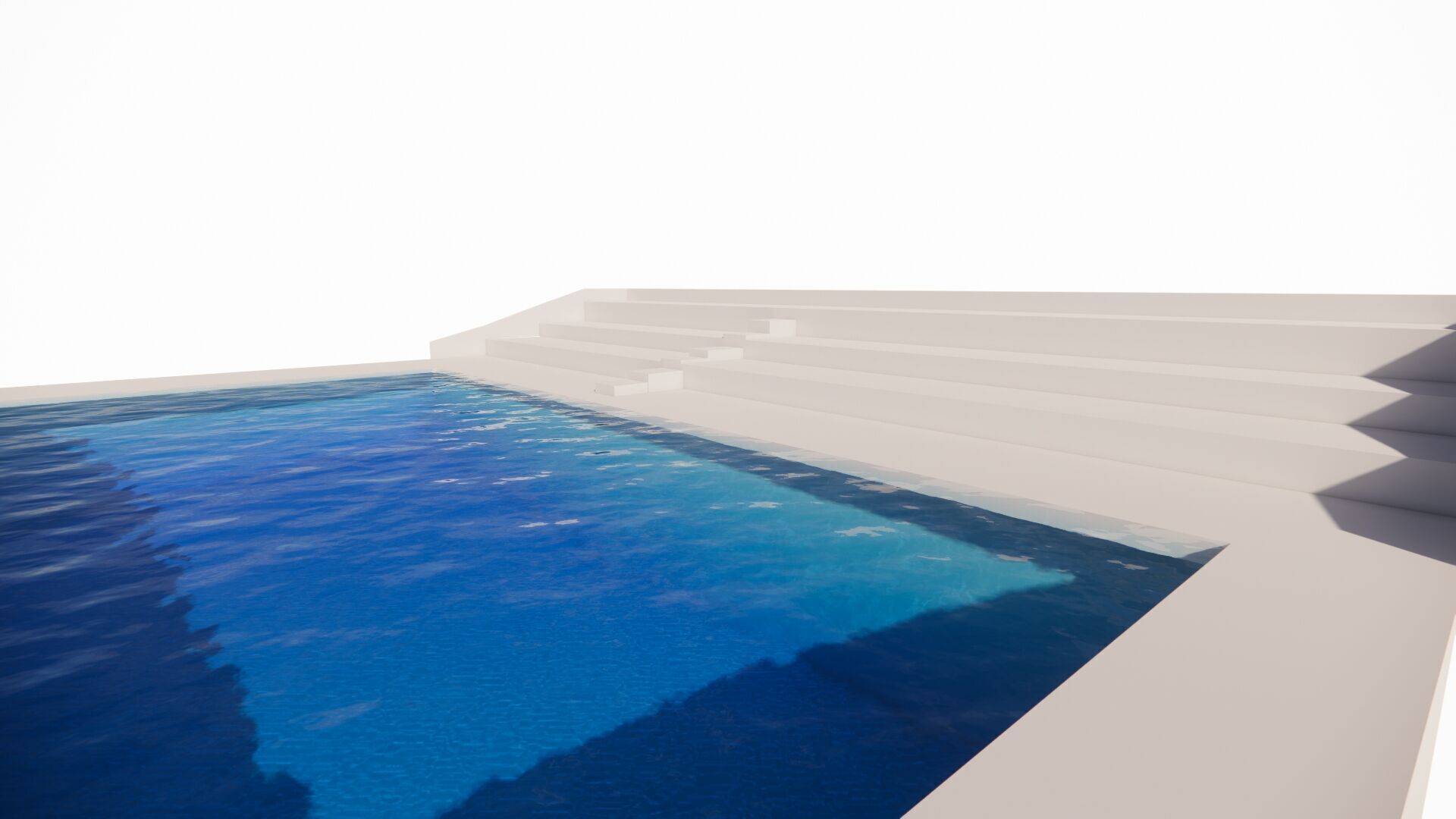 Swimming pool-stadium pool 3D model_8