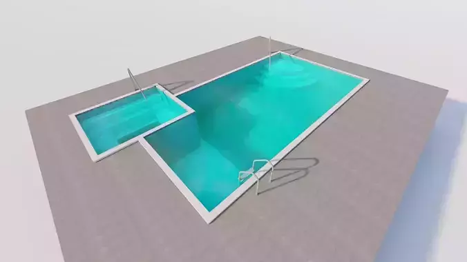 Swimming pool 3D model