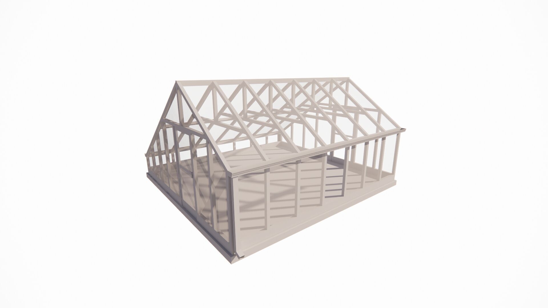 Glass building-Commercial building-building classic 3D model_10