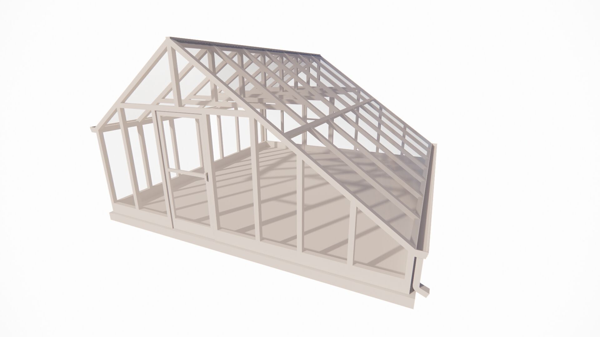 Glass building-Commercial building-building classic 3D model_12