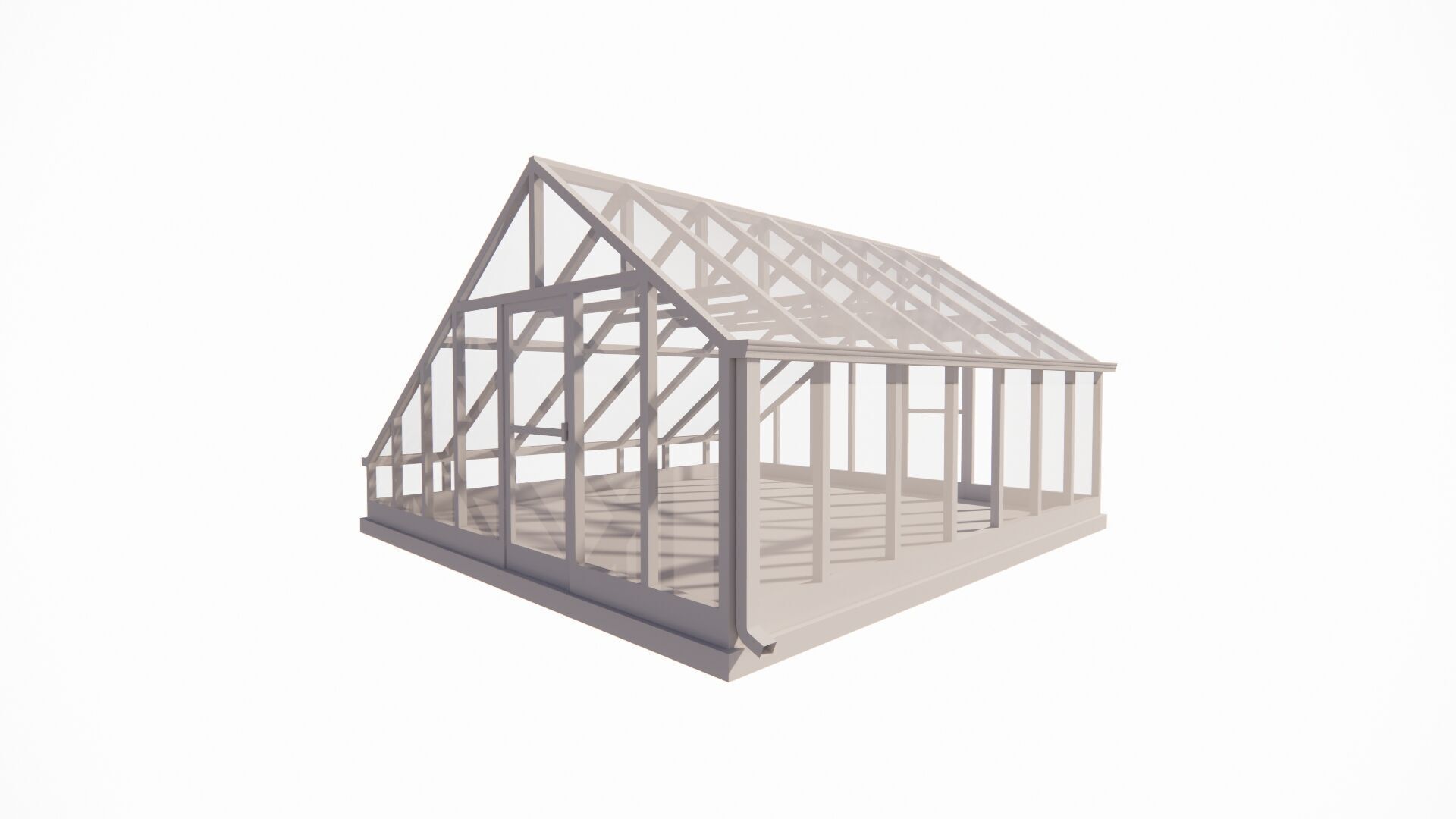 Glass building-Commercial building-building classic 3D model_9
