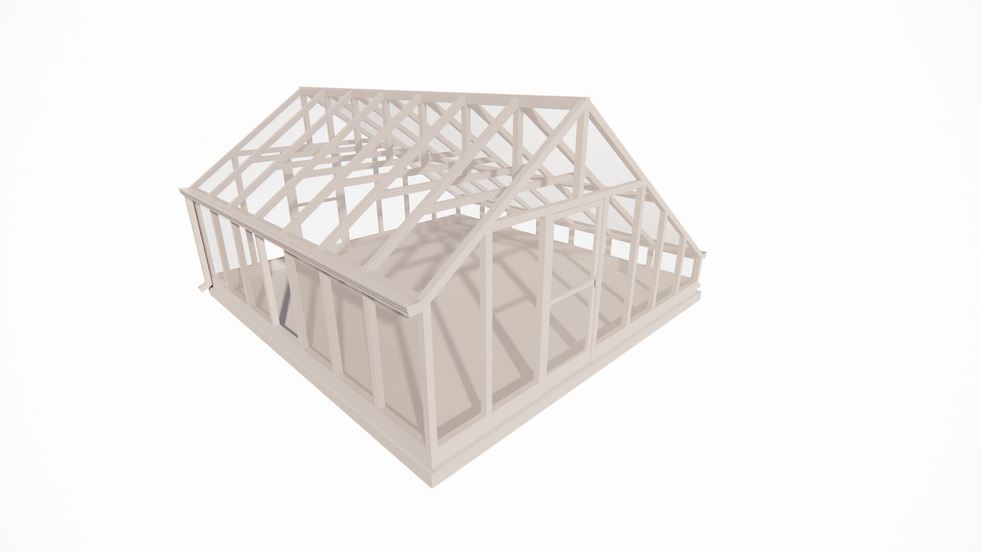 Glass building-Commercial building-building classic 3D model_11