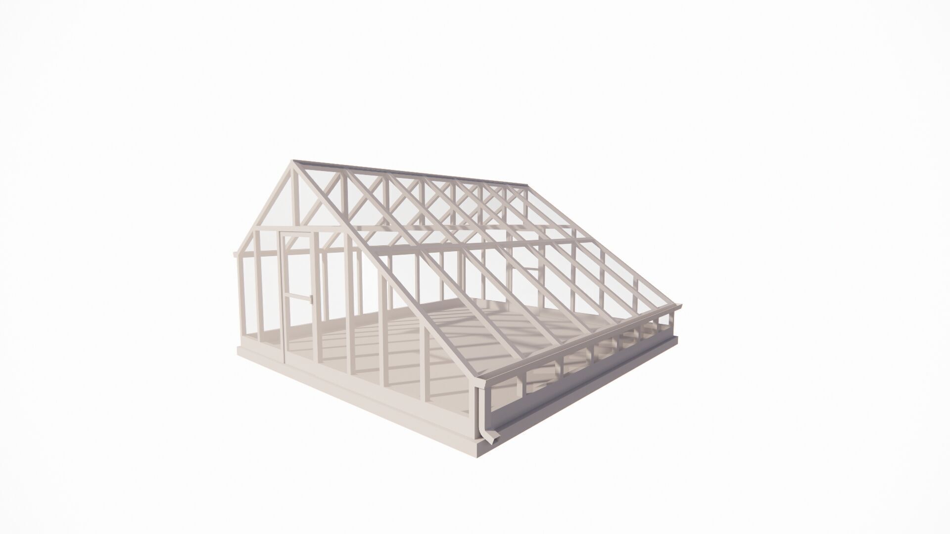 Glass building-Commercial building-building classic 3D model_7