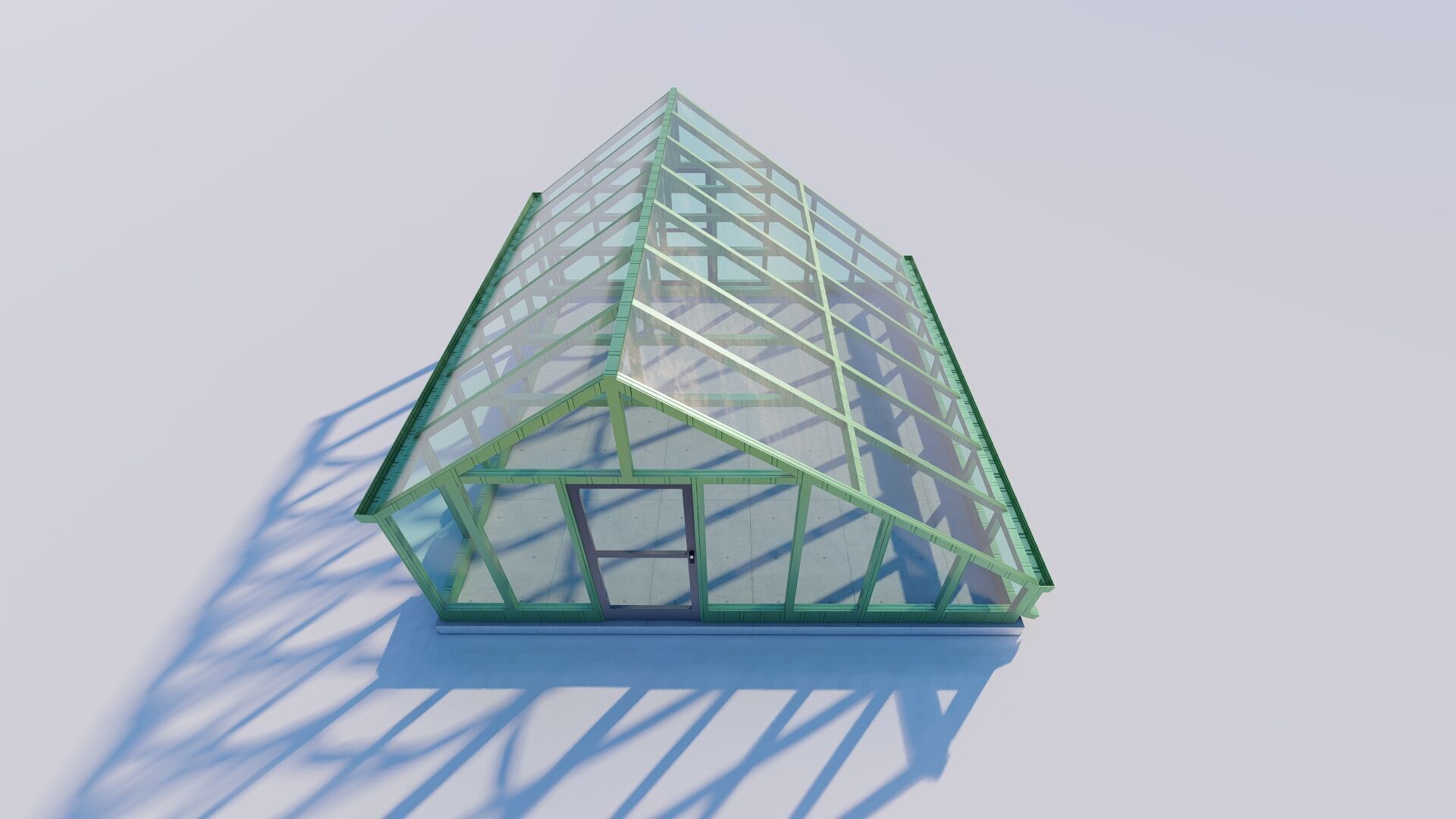 Glass building-Commercial building-building classic 3D model_6