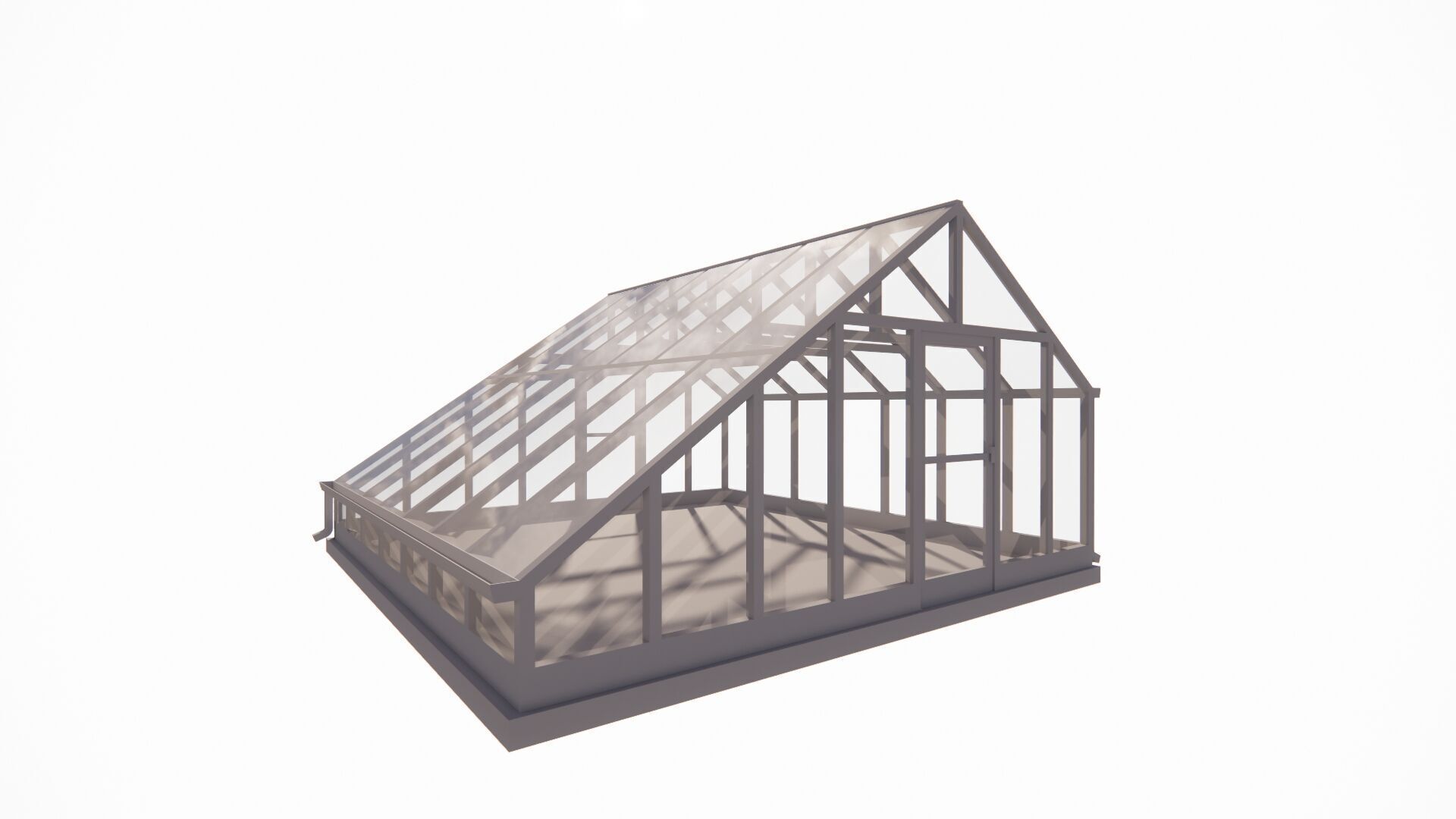 Glass building-Commercial building-building classic 3D model_8