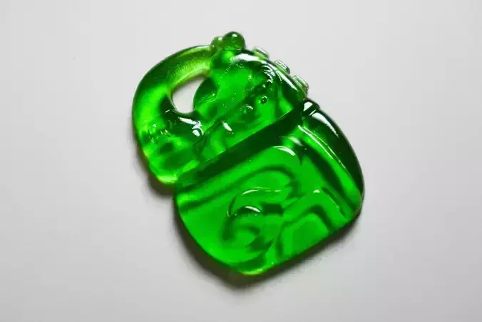 Master Thundering Rhino - Jade Zombie Amulet STL 03
