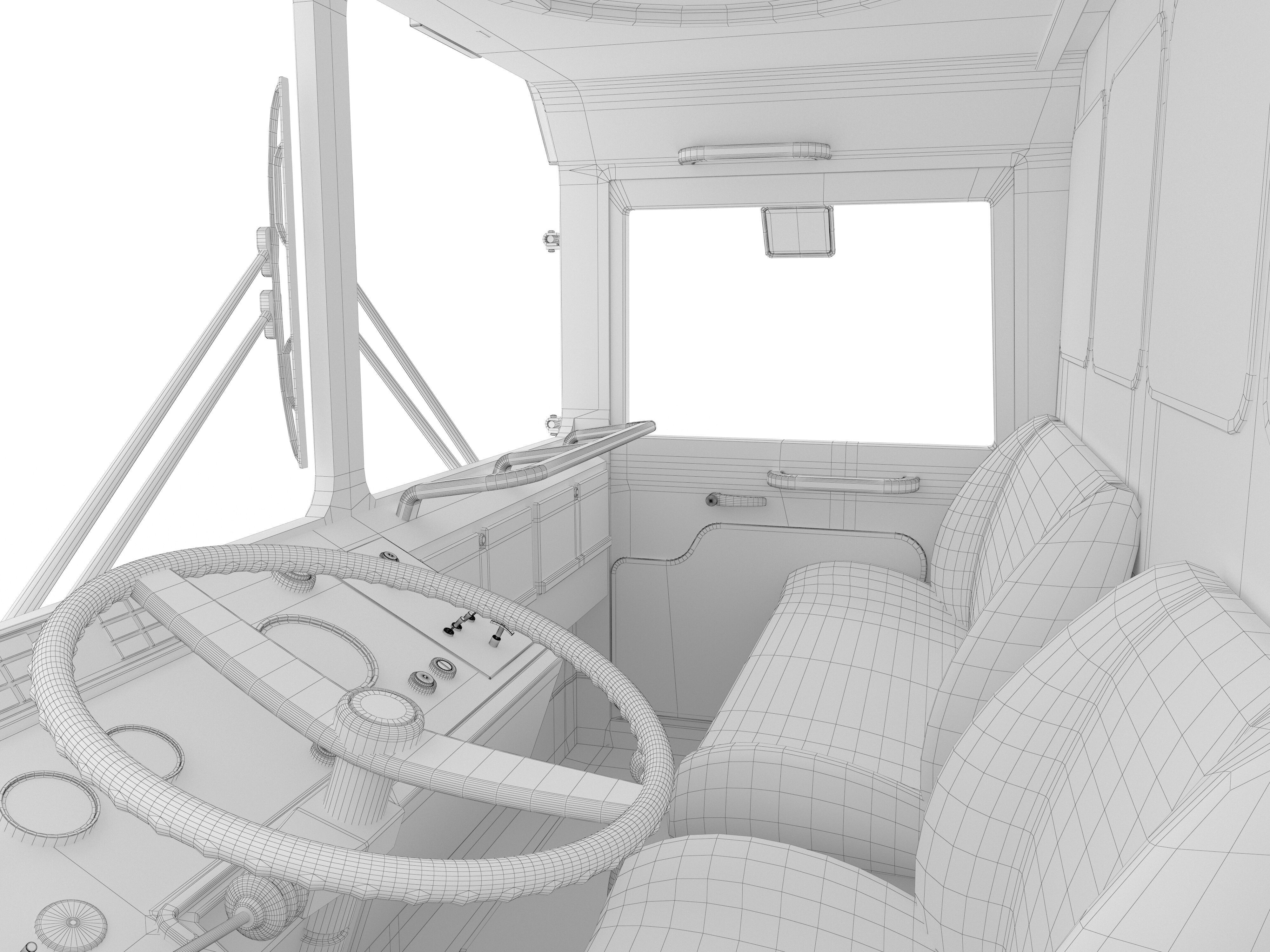 Radar AN MPQ-53 and Rocket launcher MAN KAT MIM-104 Patriot 3D model_65