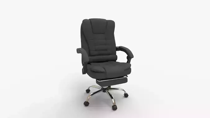 Office Chair PU Leather with Executive Footrest