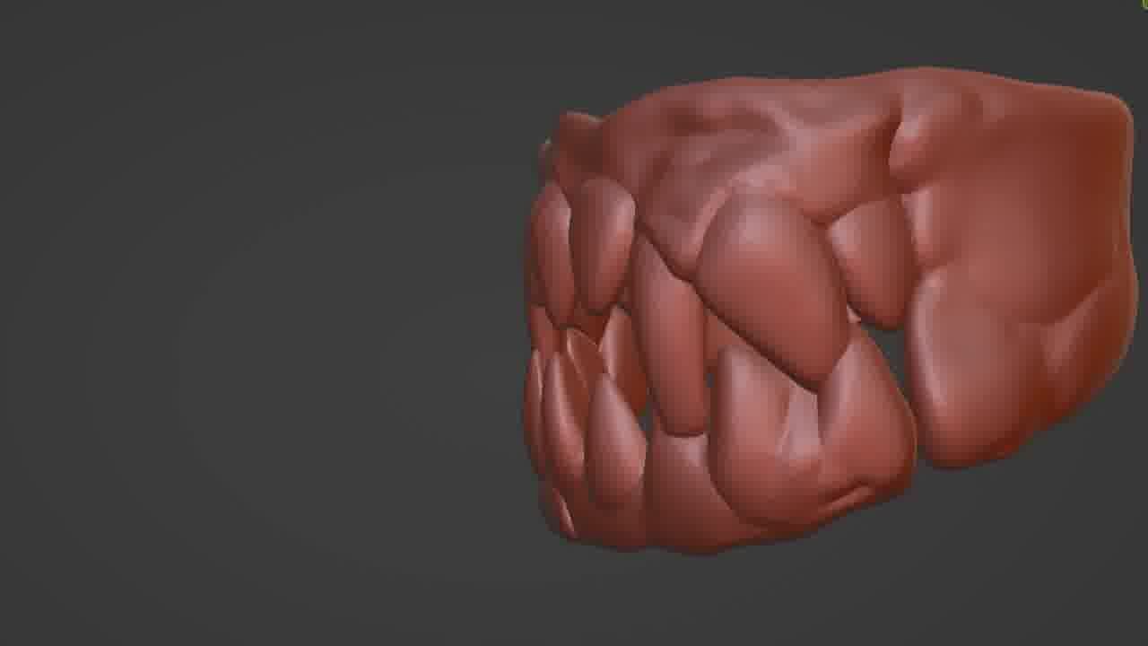 Mouth Ring 3D Printable STL Model  3D print model_24