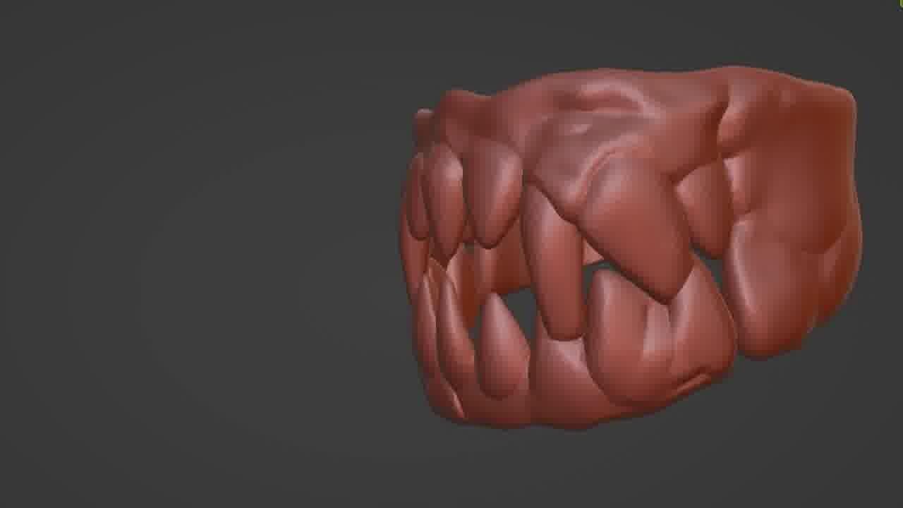 Mouth Ring 3D Printable STL Model  3D print model_26