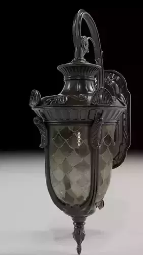 Wall lamp Number 2 with E27 vintage led 4W bulb