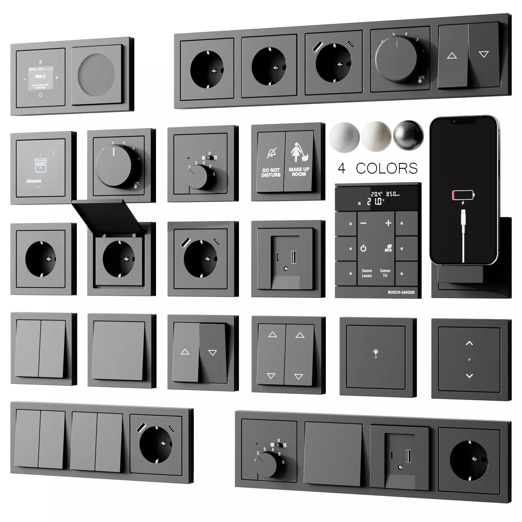 Sockets and switches 3D model_0