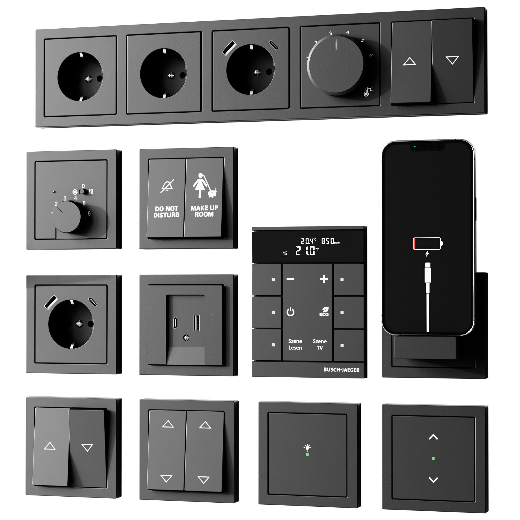 Sockets and switches 3D model_4