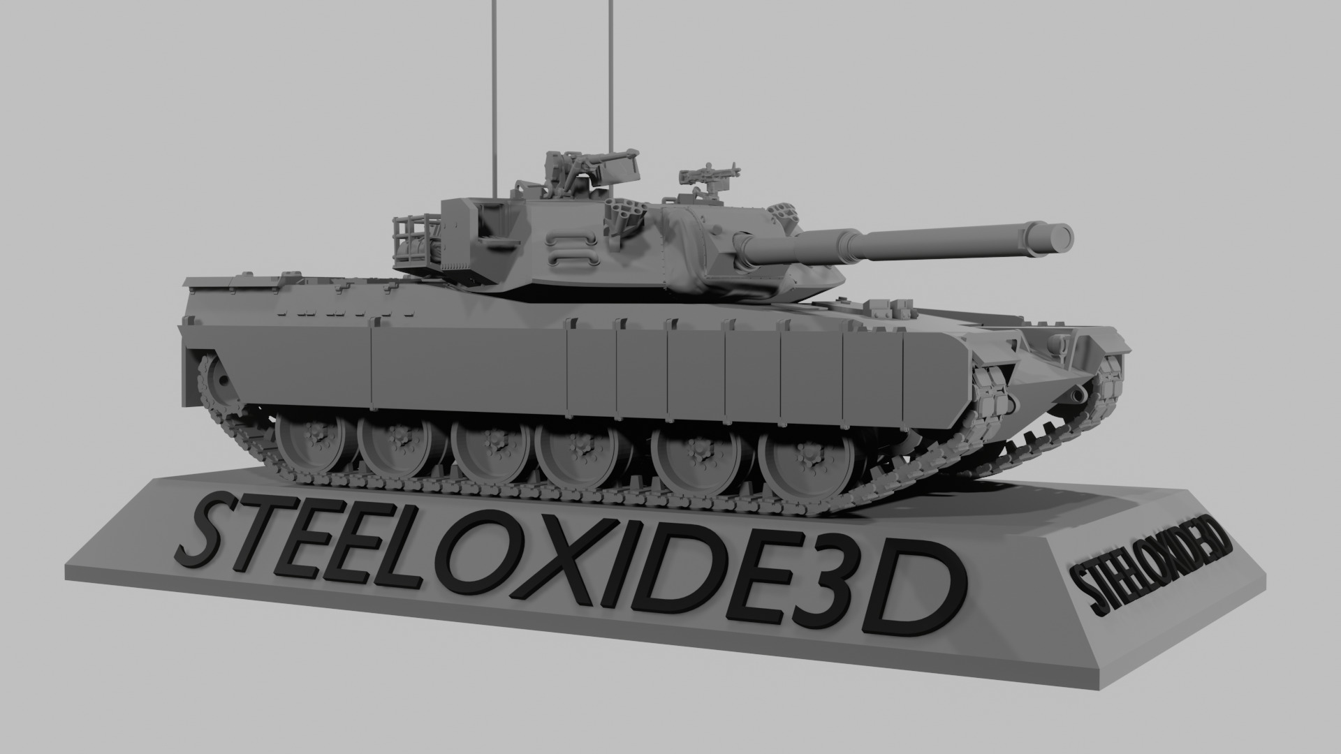 USA XM-1 GM M1 Abrams prototype predecessor  3D print model_7