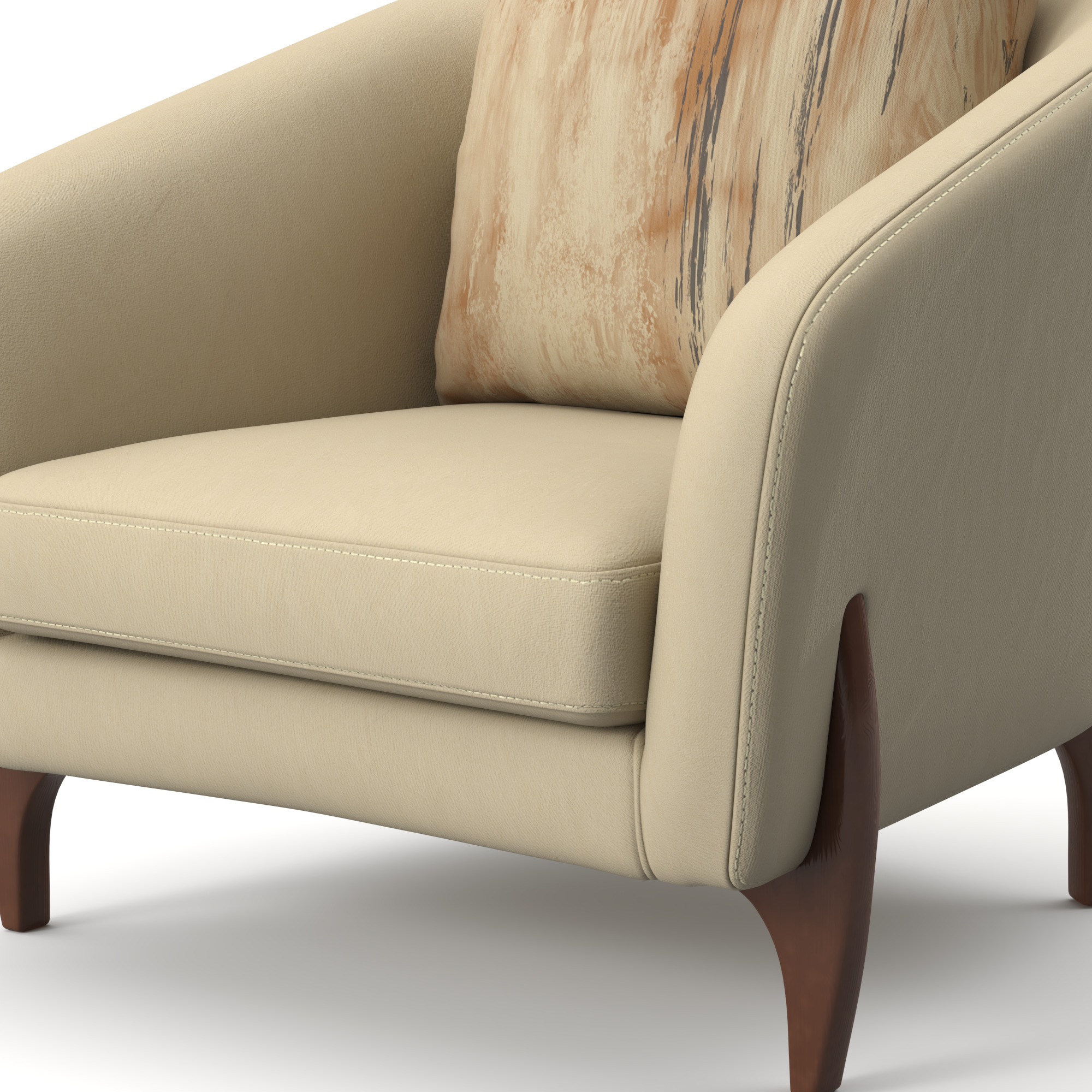 Arm Chair 3D model_7