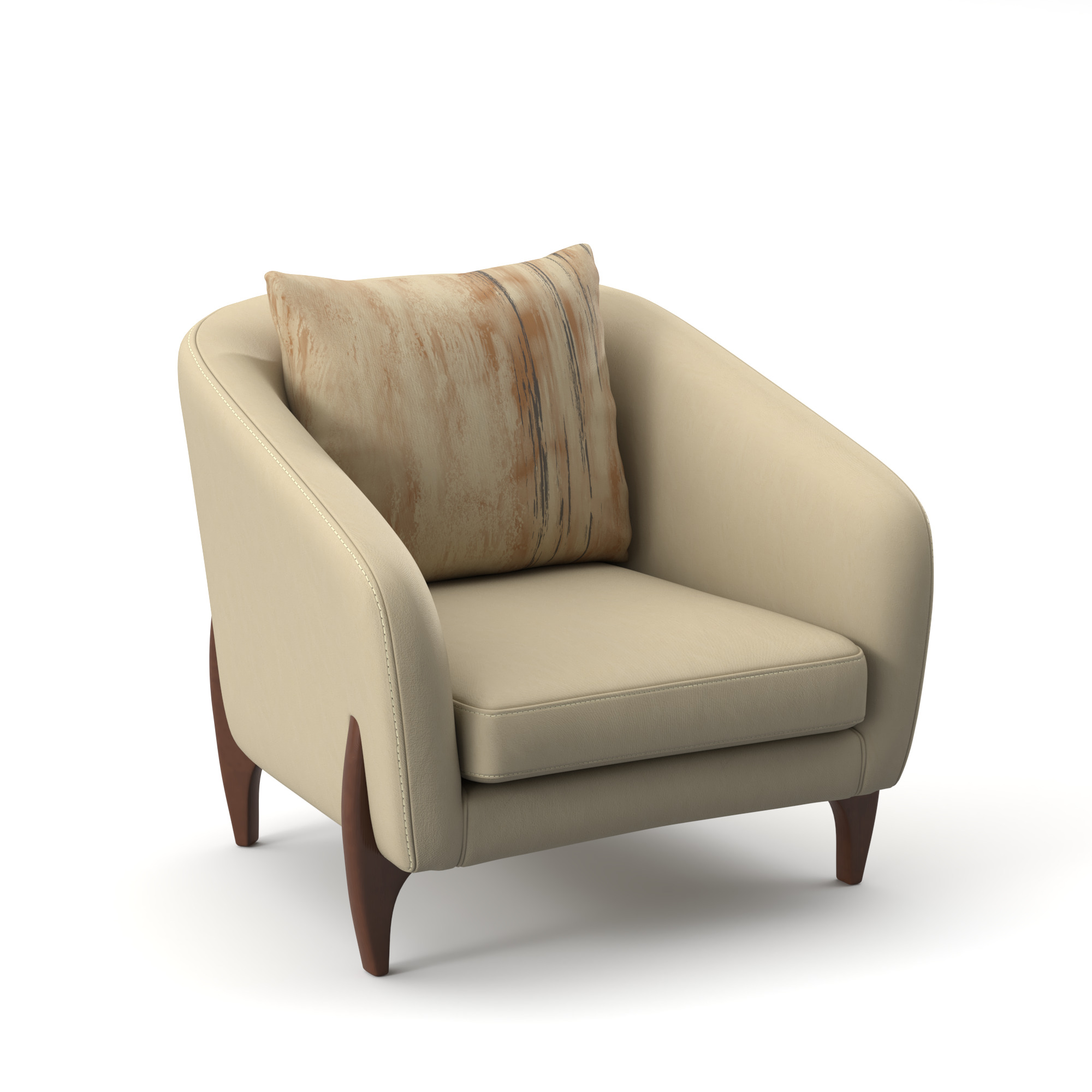 Arm Chair 3D model_1