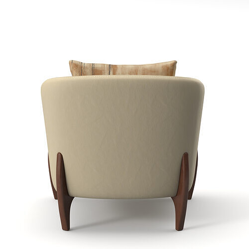 Arm Chair 3D model 5