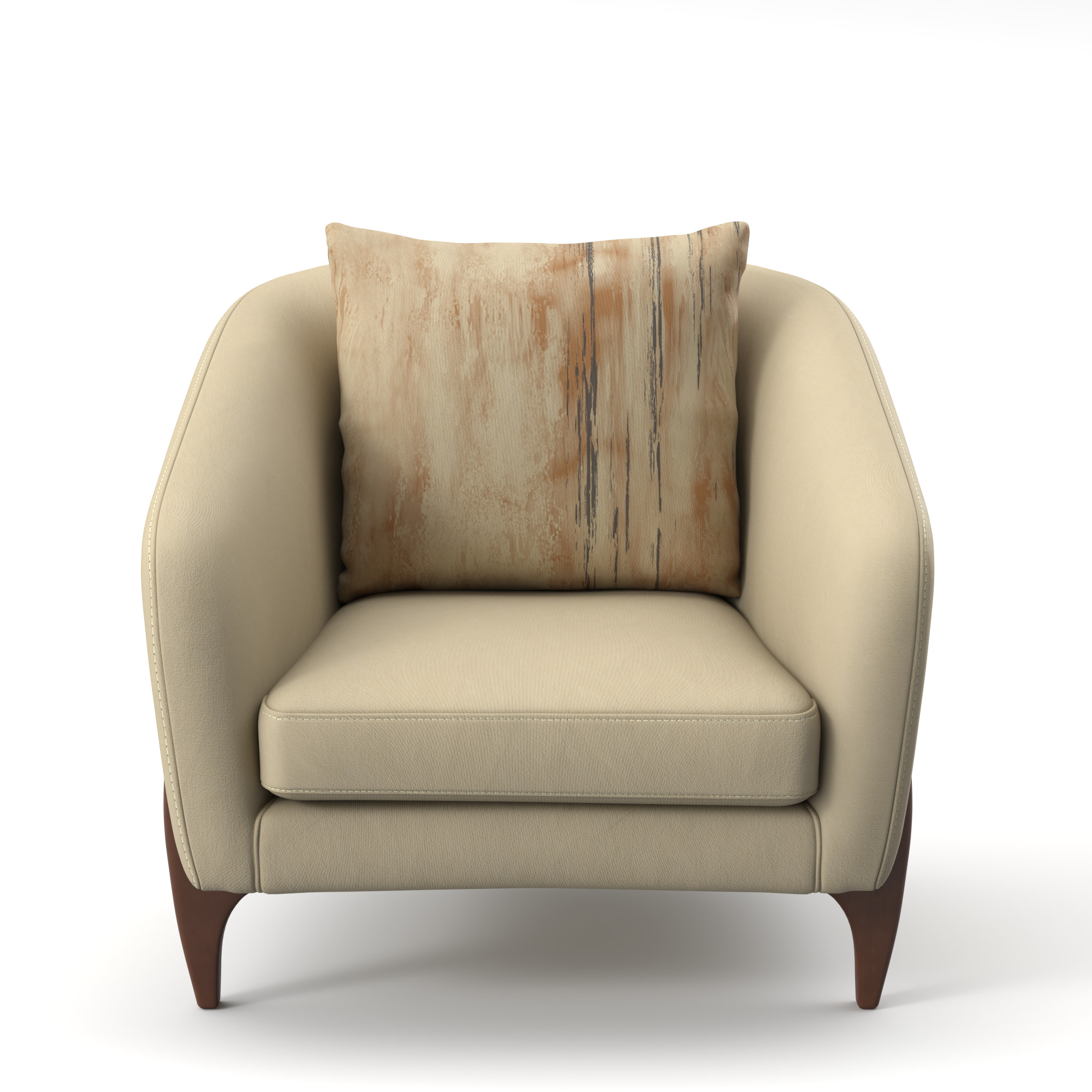 Arm Chair 3D model_2