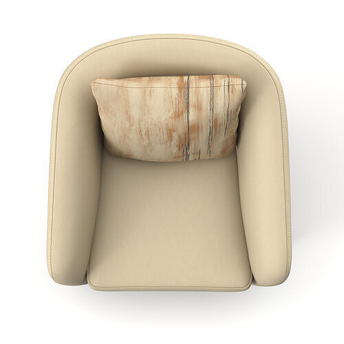 Arm Chair 3D model 6