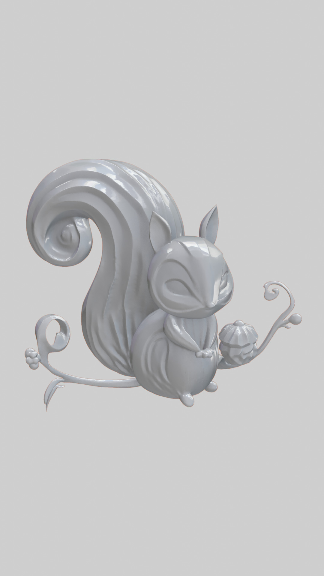 Squirrel Free 3D Free 3D print model_1