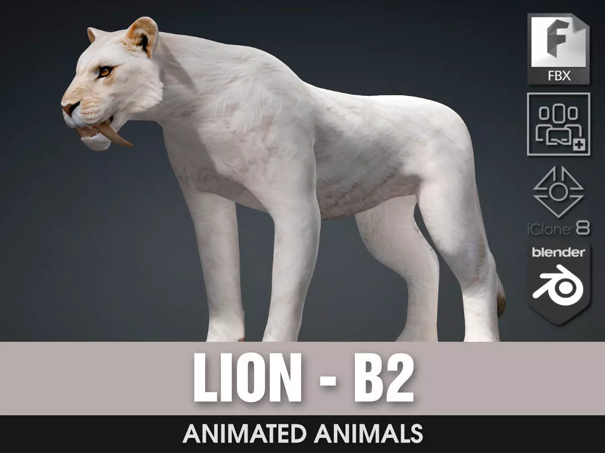 Lion-B2 3D model_0