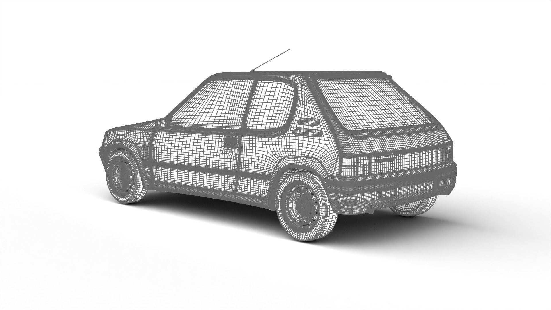 Peugeot 205 Rallye 1 3 1991 3d model 3D model_30
