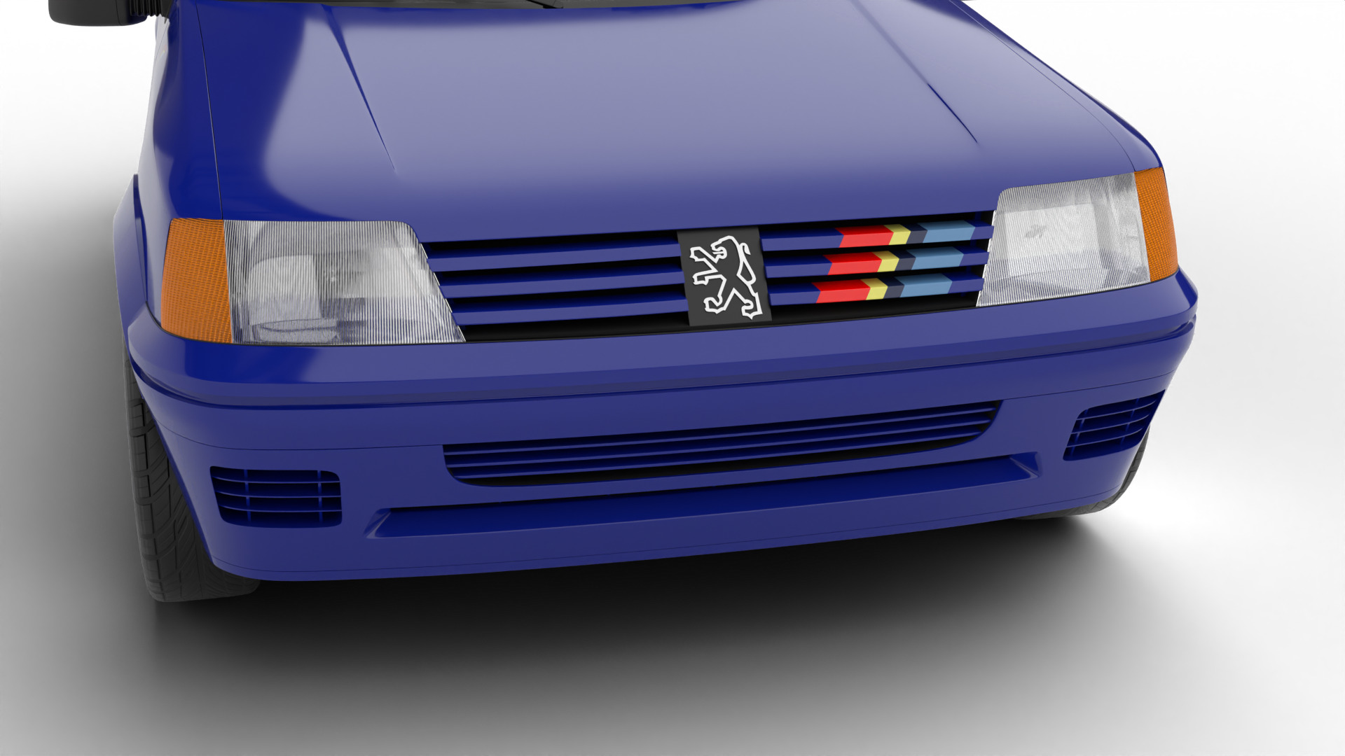 Peugeot 205 Rallye 1 3 1991 3d model 3D model_16
