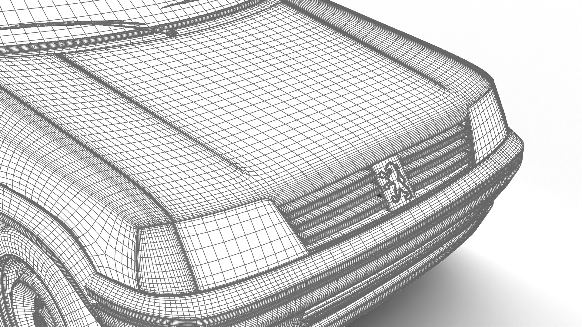 Peugeot 205 Rallye 1 3 1991 3d model 3D model_34