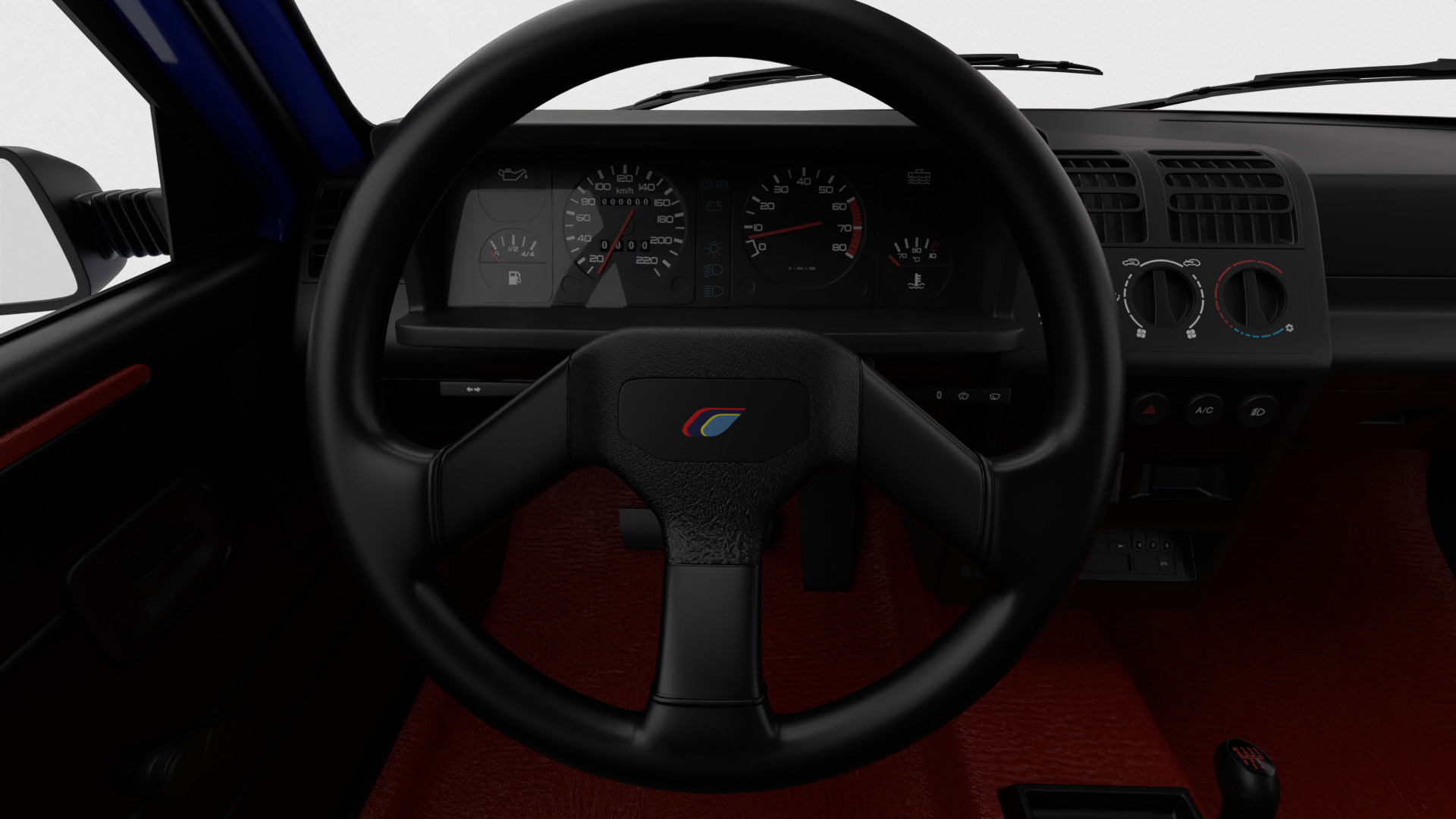 Peugeot 205 Rallye 1 3 1991 3d model 3D model_20