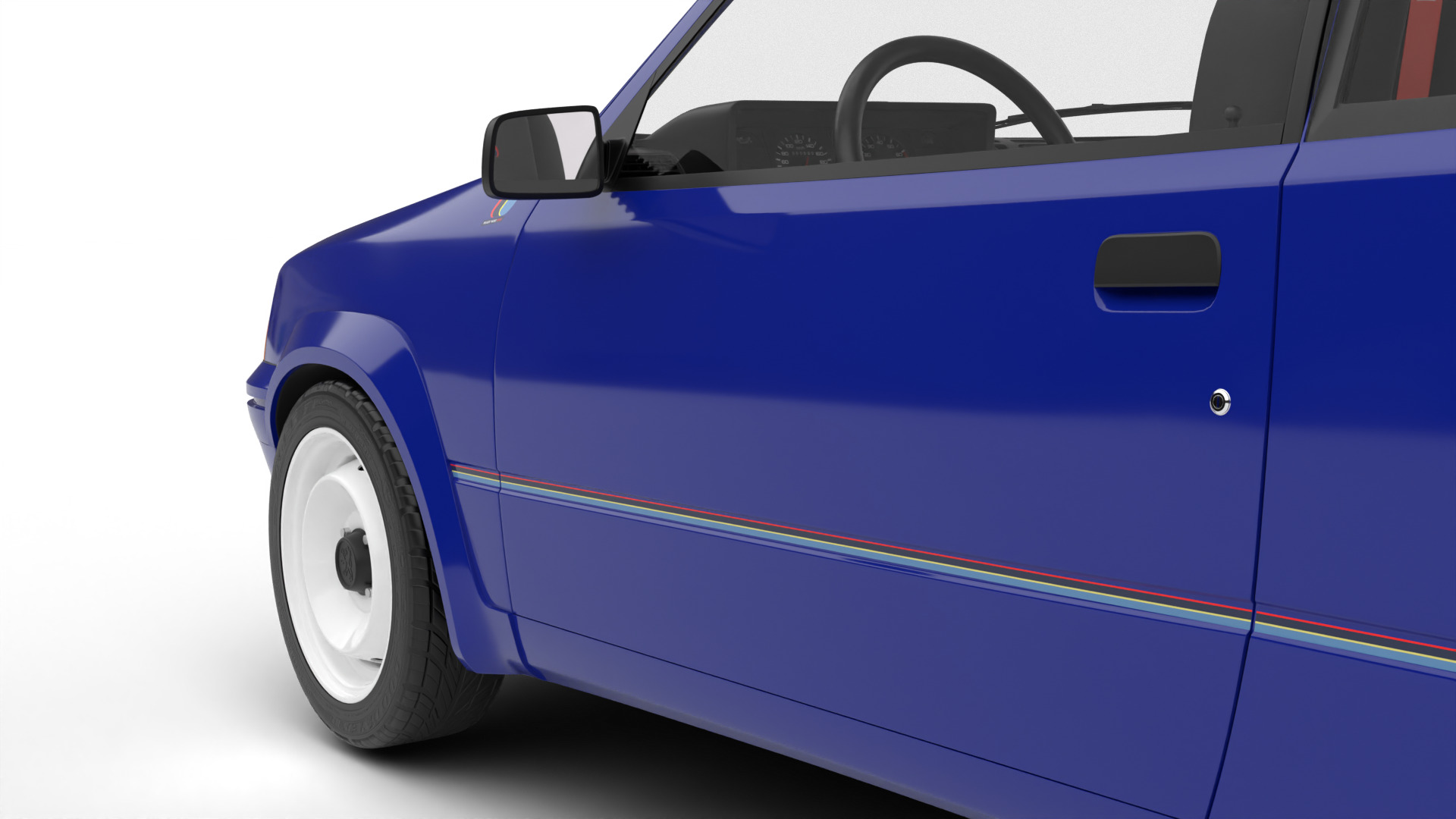 Peugeot 205 Rallye 1 3 1991 3d model 3D model_2